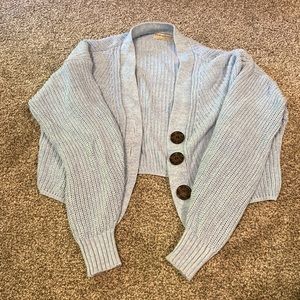 Blue small cardigan